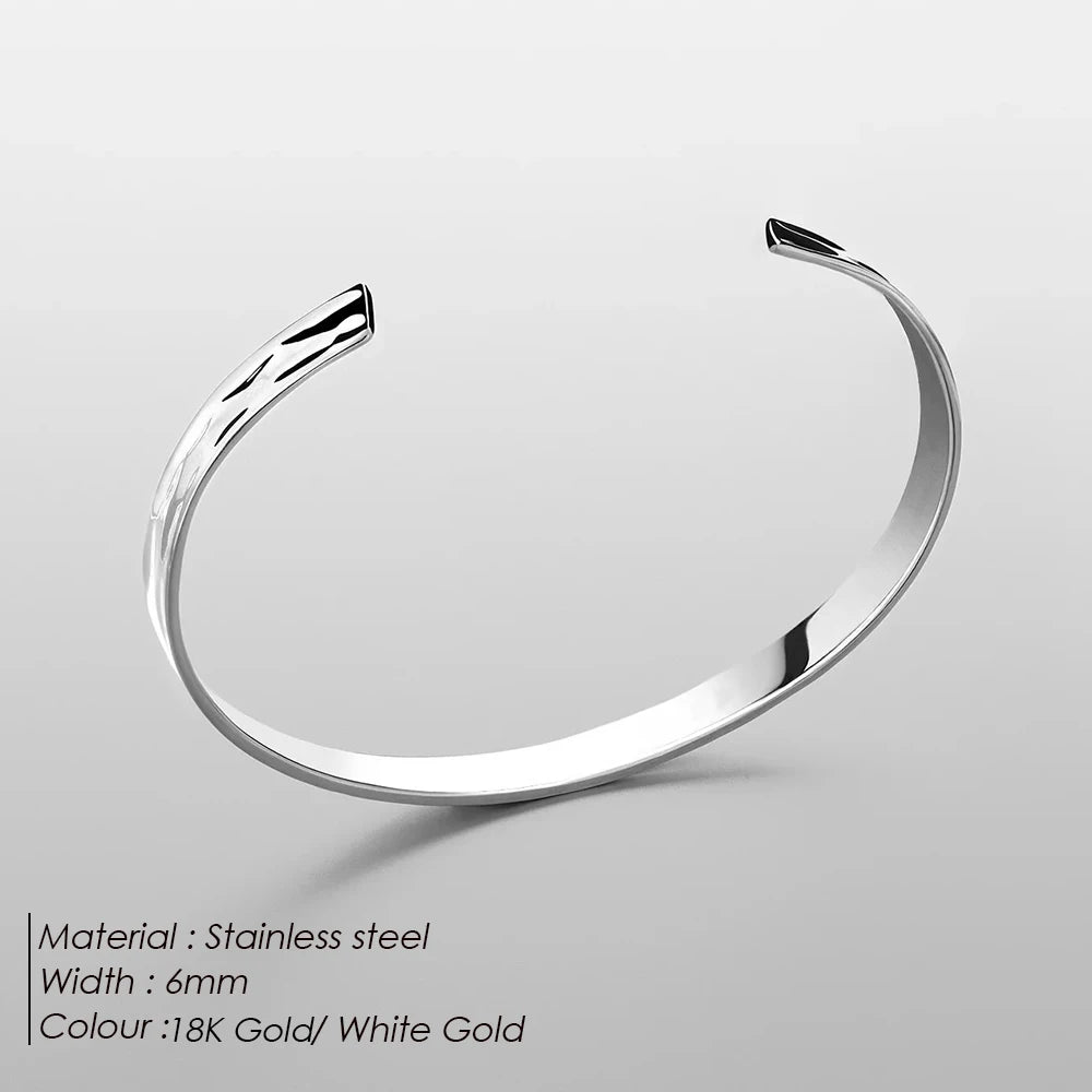 6MM Wide Bangle Bracelet