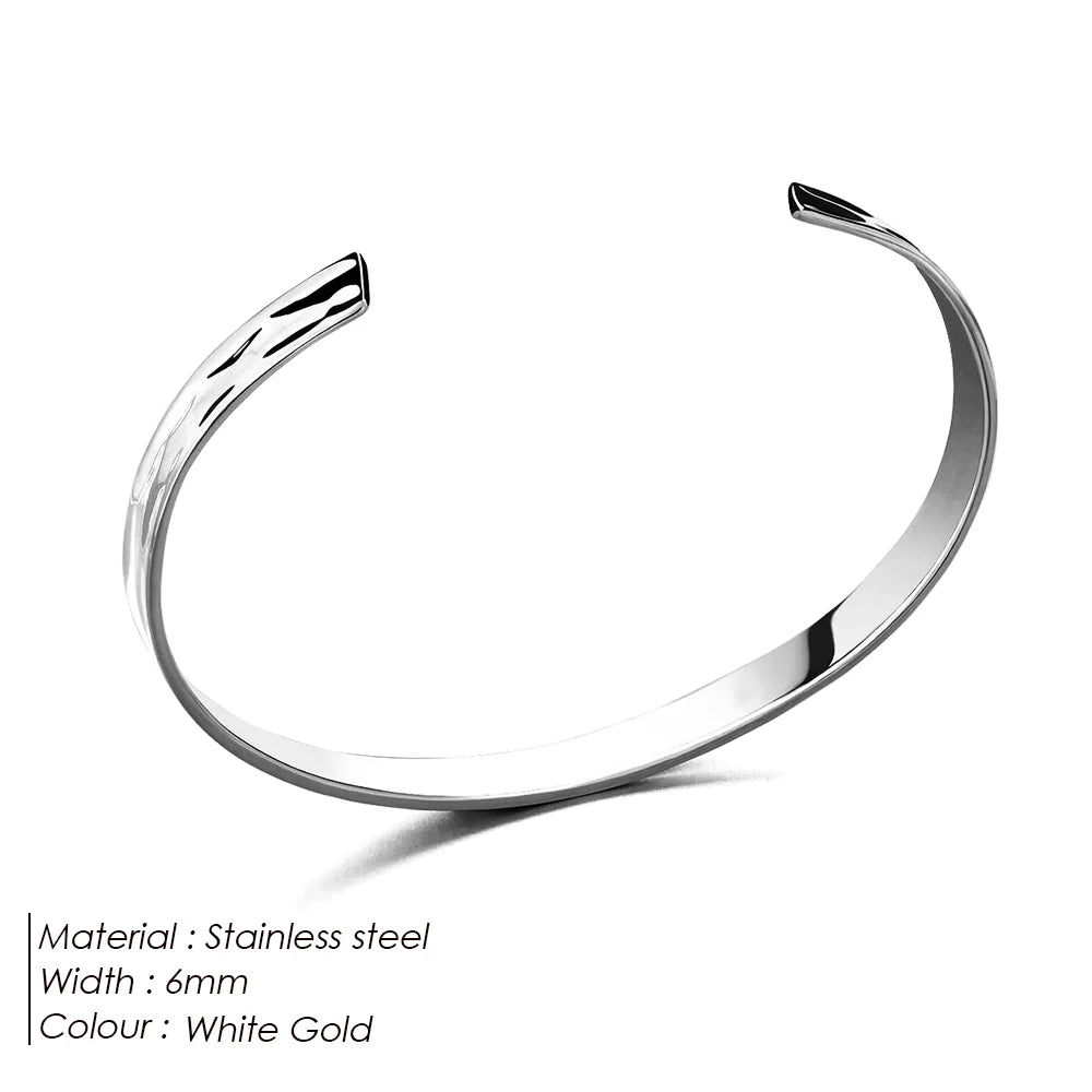 6MM Wide Bangle Bracelet