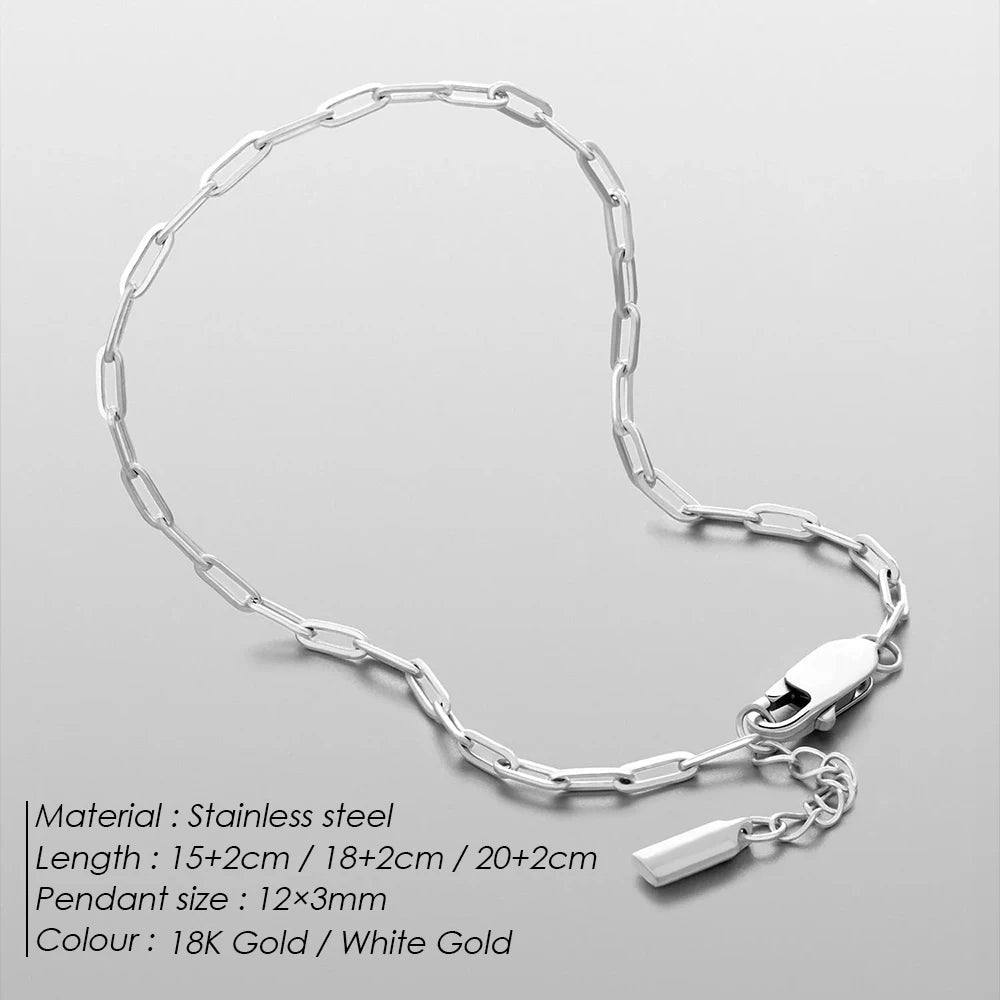 2MM Paperclip Bracelet